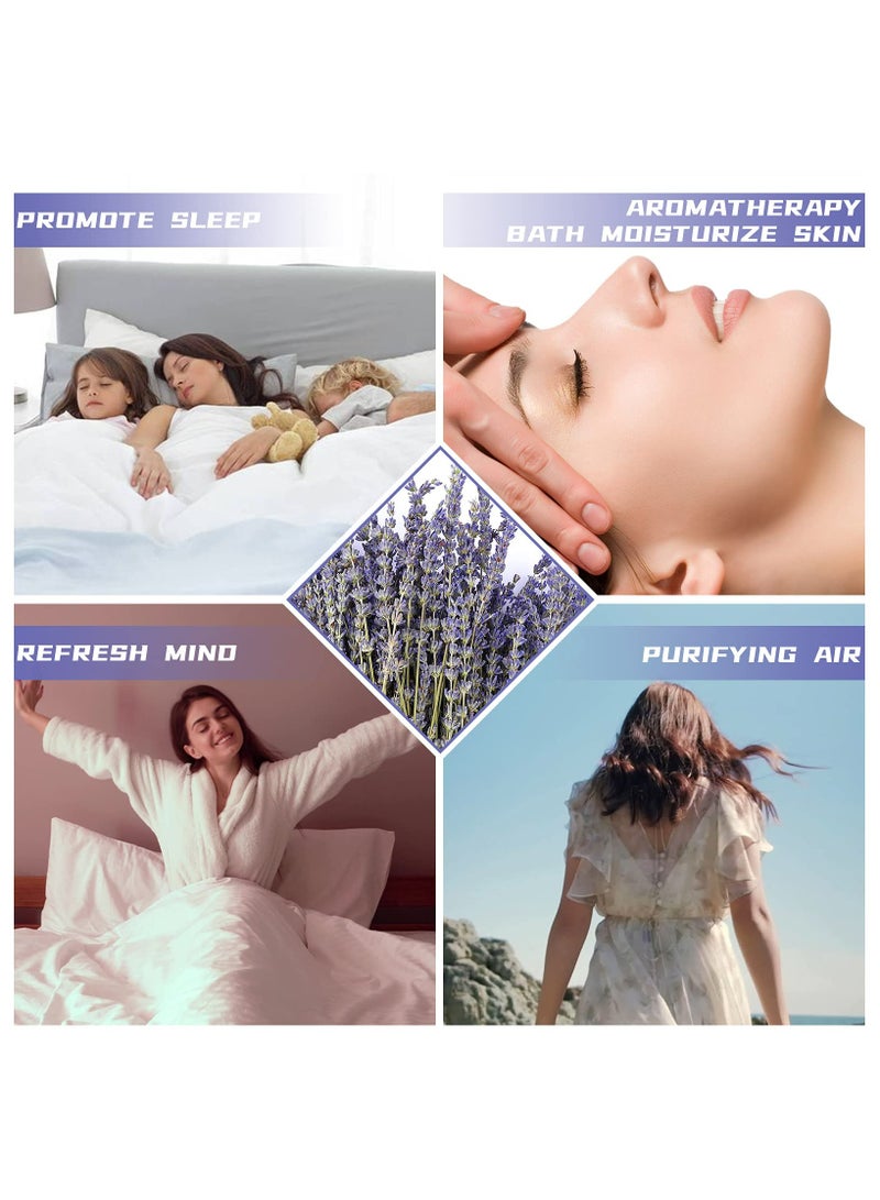 Dried Lavender Flowers Bundles 100% Natural Real Dry Flower for Home Decorations,Home Fragrance 350+ Stems - Image 2