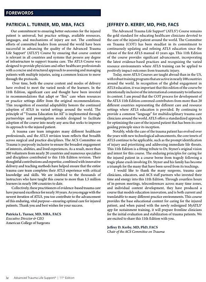 الدعم المتقدم للحياة في الإصابات (ATLS®) – الدليل التدريبي، الطبعة الحادية عشرة - Image 4