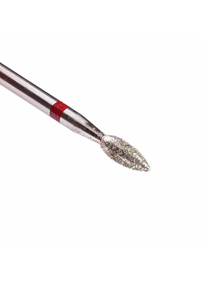 MZCMSL Russian Cuticle Drill Bit Set with Case,6pcs Cuticle Remover Bits (Needle,Ball,Flame,Cylinder,Tapered),Diamond Nail Bit Stone Bit - Image 5