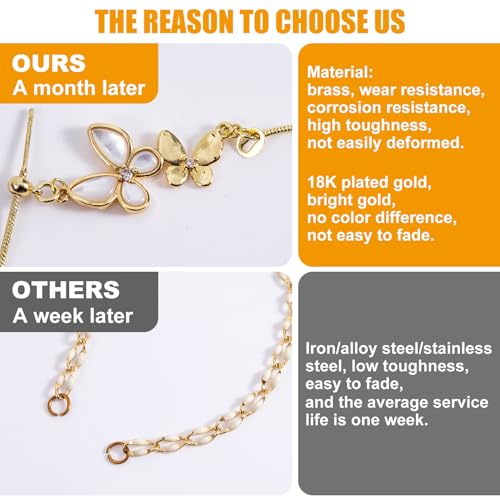 Hzopcw 100pcs 18K Gold Filled Jump Rings, Open Jewelry Jump Rings, 3mm Gold Charms for Women Key Chains Necklace Bracelet Pendant Earrings Jewelry Making - Image 3