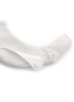 BABYBJORN Tencel Teething Bib For Baby Carrier One White  - Image 3