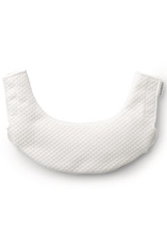 BABYBJORN Tencel Teething Bib For Baby Carrier One White  - Image 2