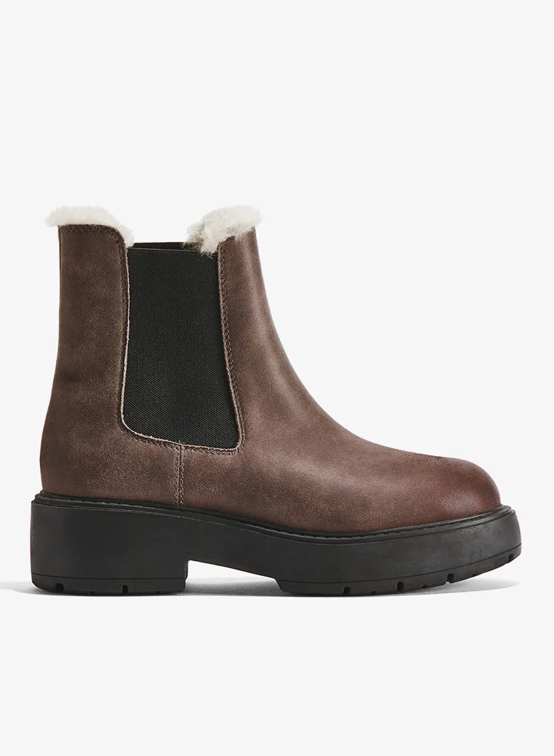 H&M Warm-lined Chelsea boots