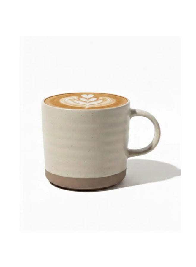 داني هوم كوب داني هوم من البورسلين الرمادي غير اللامع، سعة 490 مل – كوب كبير للقهوة والشاي، تصميم بسيط، كوب بورسلين متين، آمن للاستخدام في الميكروويف وغسالة الصحون - Image 1