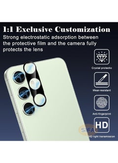 Glass [2+2 Pack] Samsung Galaxy S24 FE Privacy Screen Protector with Camera Lens Protector, Fingerprint Unlock Support, Touch Sensitive, Bubble Free 9H Hardness Anti-Scratch Screen Protector for Samsung S24 FE 5G 6.7 inch  - Image 3