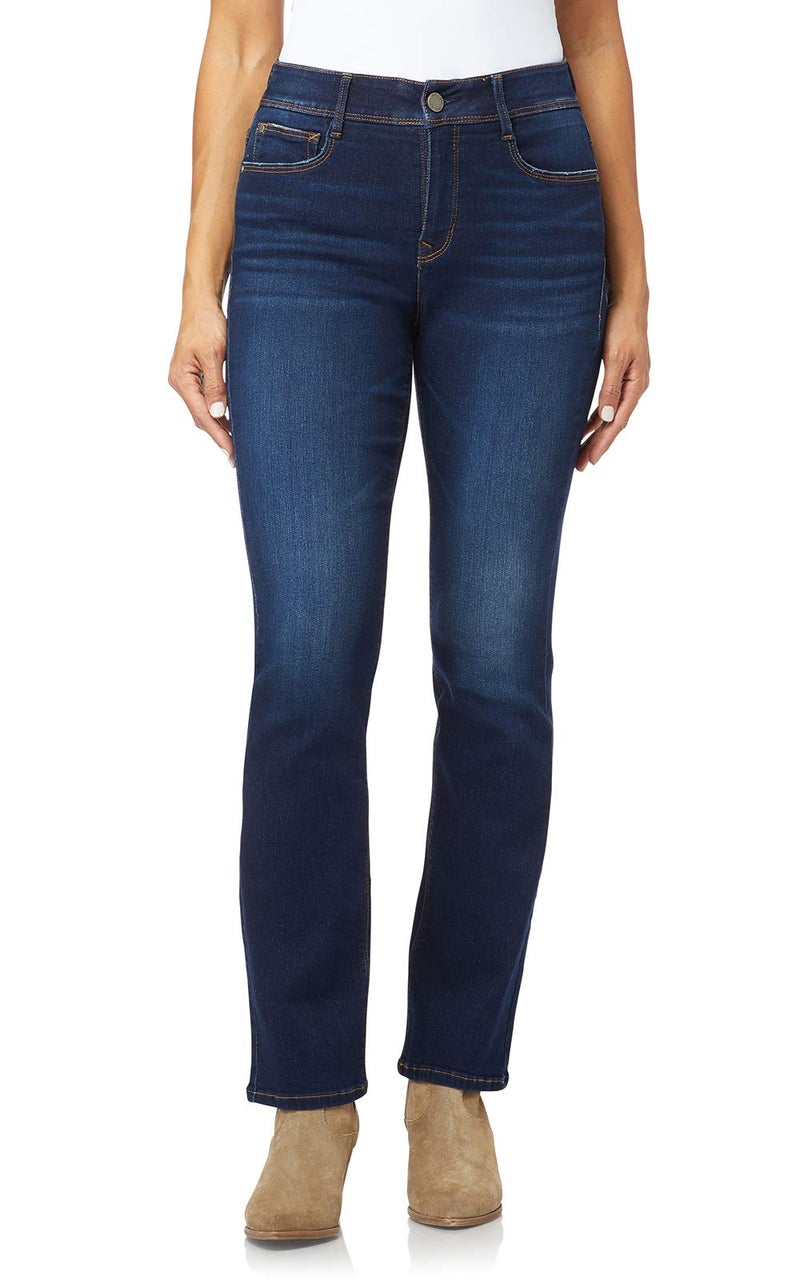 Angels Forever Young 360 Sculpt Bootcut Jeans for Women Figure Enhancing Stretch Denim, Angela, 14 - Image 1