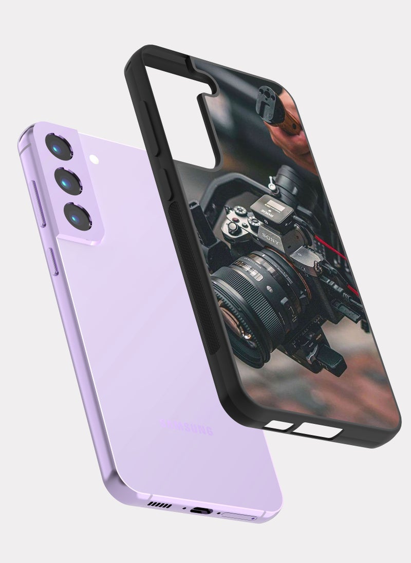 بكسلات كفر سامسونج جالكسي اس 22 مصور كاميرا مخرج رمادي - Image 2