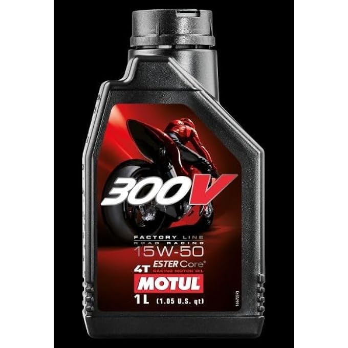 300V 104125 FACTORY LINE ESTER CORE FULLY SYNTHETIC 15W-50 PETROL ENGINE OIL FOR BIKES (1 L) - Image 2