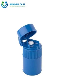 ACNORIA CARE Pill Case And Cutter For Vitamins And Nutritional Supplements Easily Stores And Cuts Pills In A Compact Design That Is Ideal For Travel And Transportation - Blue - From Acnorea Care  - Image 2