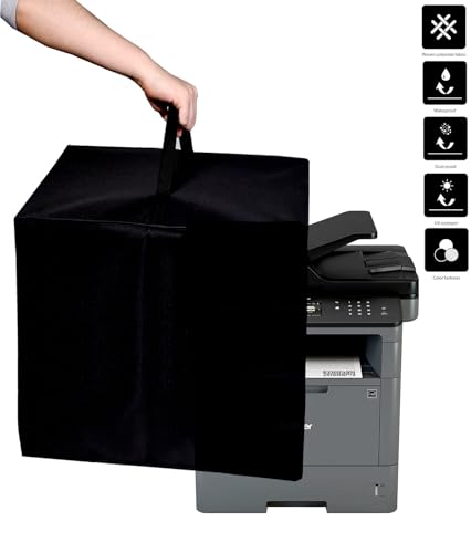 AF-WAN Printer Dust Cover Waterproof Compatible with Brother Monochrome Laser Multifunction MFCL5705DW / MFC-L5700DW Printer (Black) - Image 2