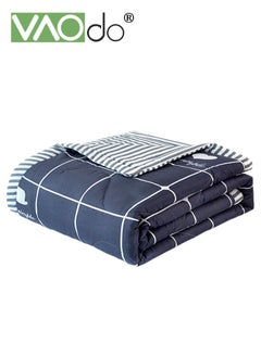 VAOdo Queen Size Quilt  Overall washable Soft Blanket  Washed Cotton Material Bed Quilt Soft and Breathable Lightweight for Spring Summer Autumn Air-conditioned Room Summer Quilt  - Image 1