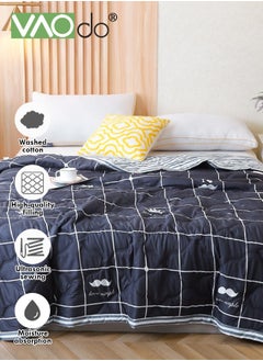 Queen Size Quilt  Overall washable Soft Blanket  Washed Cotton Material Bed Quilt Soft and Breathable Lightweight for Spring Summer Autumn Air-conditioned Room Summer Quilt - pzsku/Z12C039746B89332FDD25Z/45/_/1706682825/e5cfed8b-721f-497b-8fc2-5a2a28941310