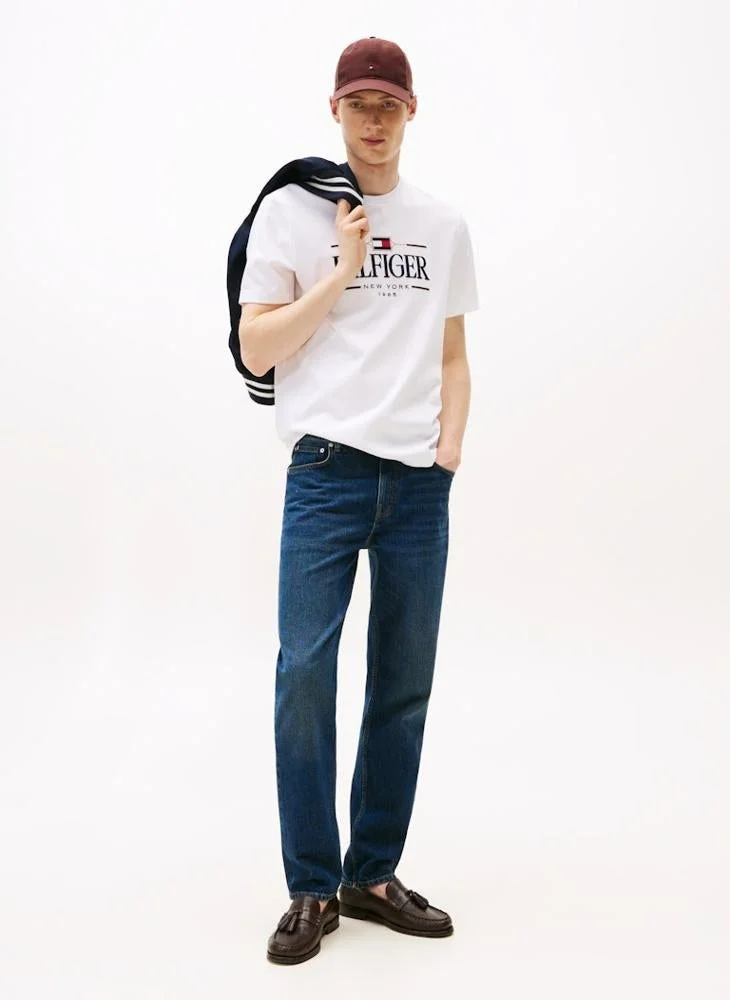 TOMMY HILFIGER  Logo Crew Neck T-Shirt for Men | Best Price UAE