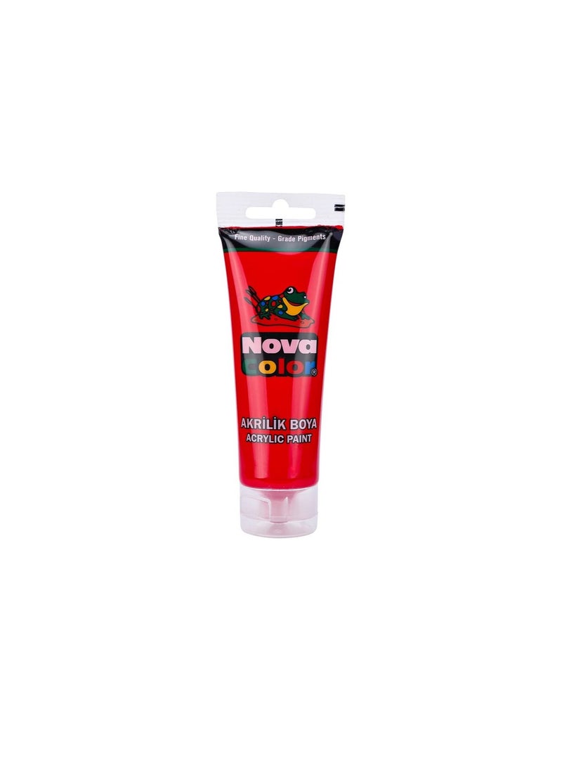 Nova Color Nova Turkish Acrylic Color Tube 75mm Red NC-256 