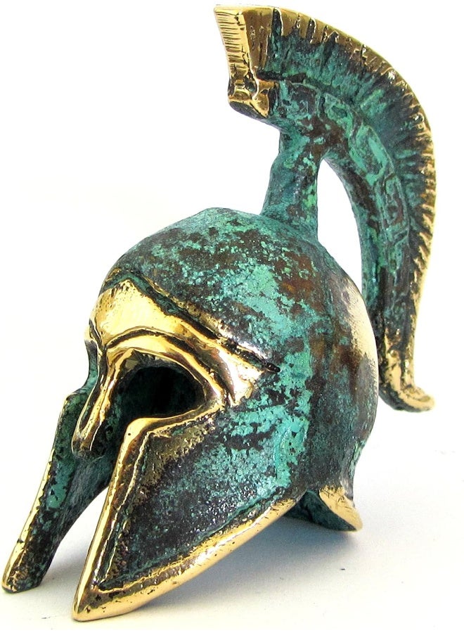 IconsGr Ancient Greek Bronze Museum Replica of Spartan Officer Helmet (387) - Image 3