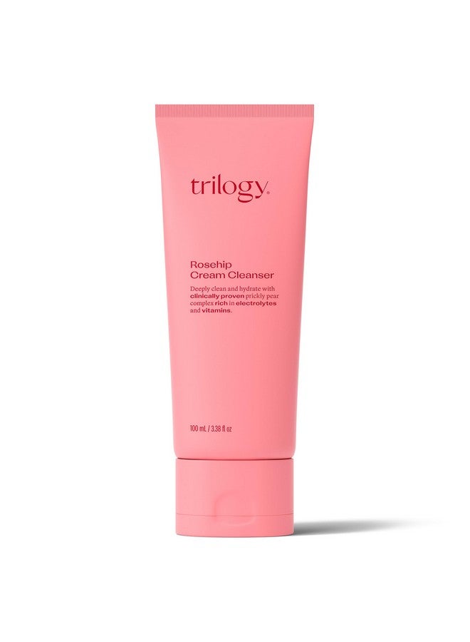 تريلوجي منظف كريمي بخلاصة ثمر الورد، تركيبة جديدة مع الصبار الشوكي، 3.38 أونصة سائلة - Image 1