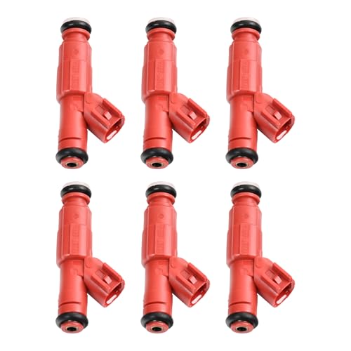 BIGREAT 0280156161 6PCS Fuel Injector Compatible with Jeep Grand Cherokee Laredo L6 99-04 Compatible with Dodge Dakota Ram 1500 2500 Van 00-03 Compatible with Mustang Mercury Mariner 99-04 - Image 1