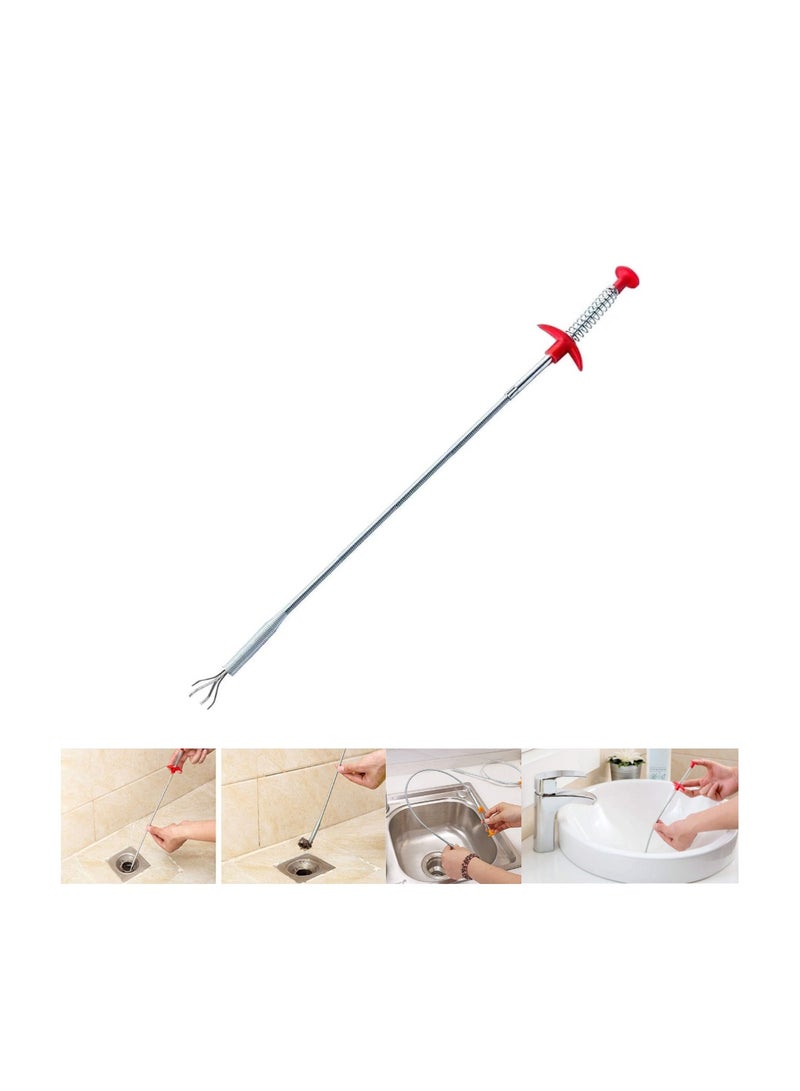 AMM Hair Drain Clog Remover Multifunctional Cleaning Claw Sink Dredge Drain Clog Remover Cleaning Tool for Bathroom Tub Sink Toilet Sewer Kitchen - Image 1