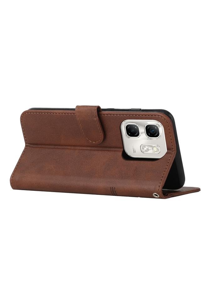 S-TOP Case For Infinix Hot 50i Stitching Calf Texture Buckle Leather Phone Case - Image 3