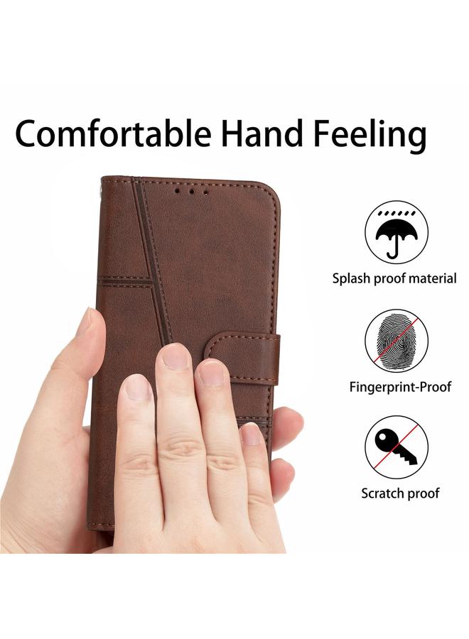 S-TOP Case For Infinix Hot 50i Stitching Calf Texture Buckle Leather Phone Case - Image 5