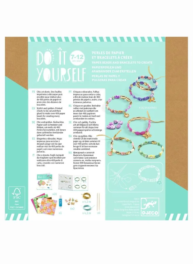 DJECO Do It Yourself - Stylish And Golden Bracelets