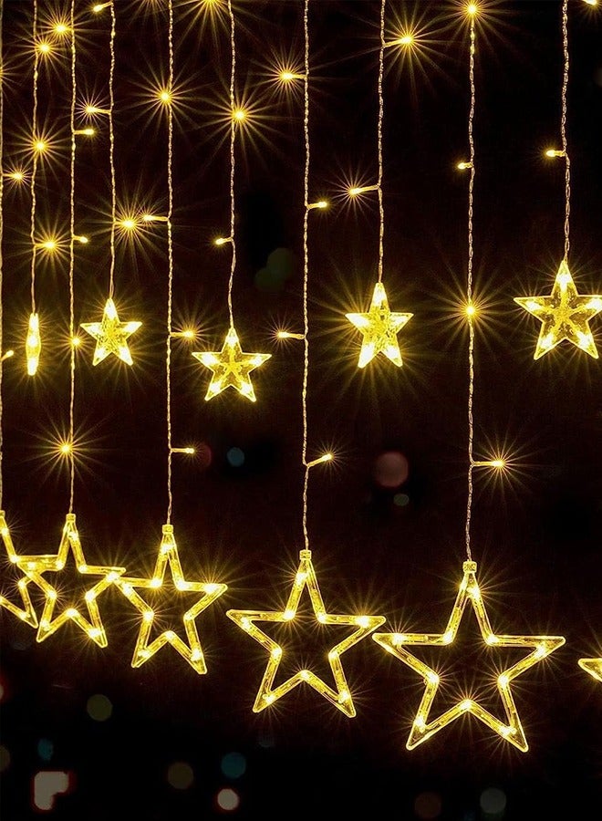 RollsTimi  Big and Small Star Light String, Warm White - Image 3