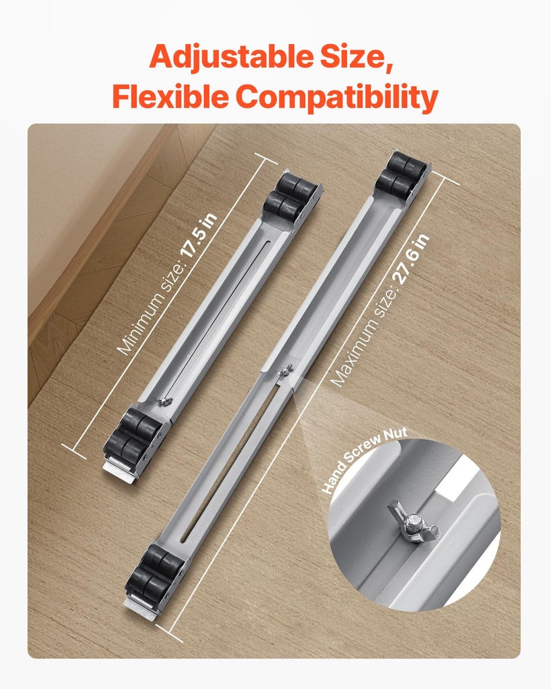 VEVOR Appliance Rollers, White - Image 5