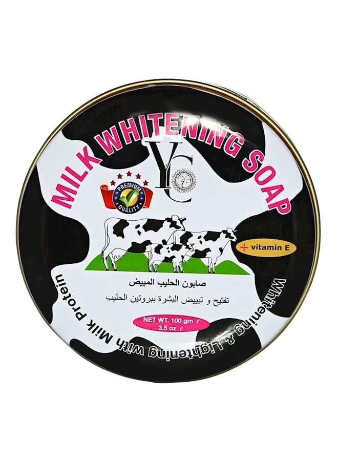 YC Milk Whitening Soap White 100grams - Image 1