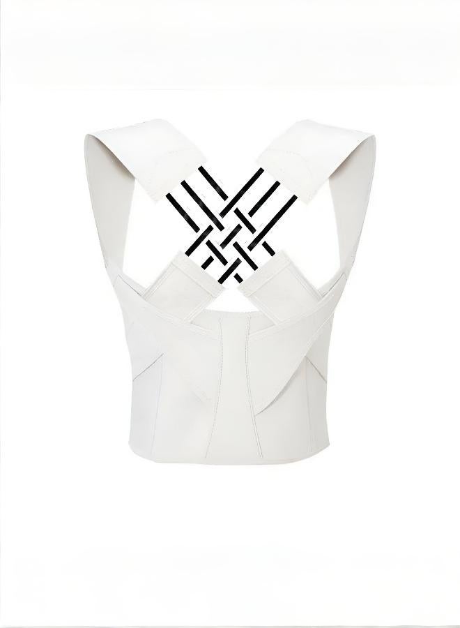 Back support belt for men and women, posture corrector, orthopedic corset, lumbar and spinal brace, comfortable invisible back correction belt for adults - Image 1