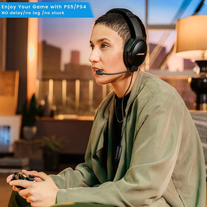 weishan Detachable Mic Replacement for Bose QuietComfort 35 II(QC35 II) & Quiet Comfort 35(QC35) Headphones, Boom Gaming Microphone with Mute Switch for Xbox One, PS4, PS5, PC - Image 5