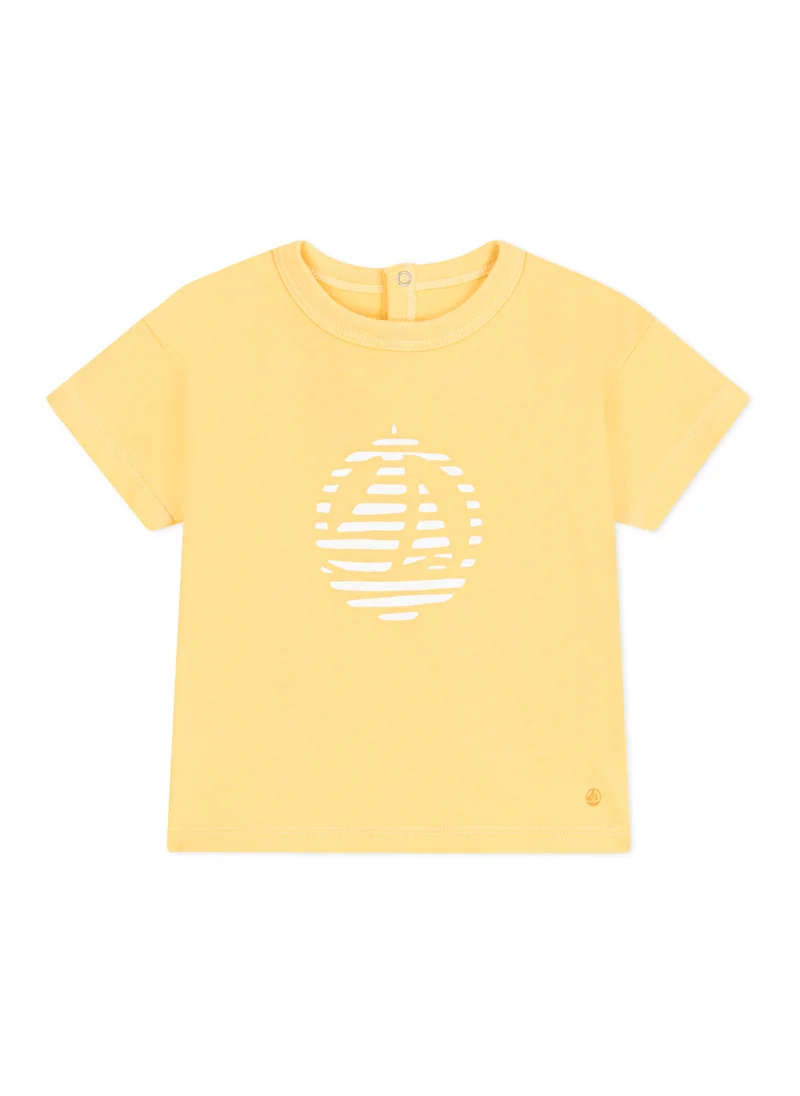 Petit Bateau Babies' short-sleeved plain cotton T-shirt