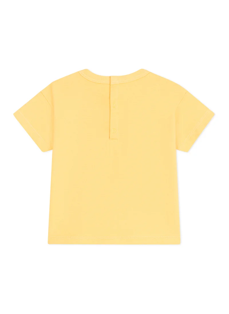 Petit Bateau Babies' short-sleeved plain cotton T-shirt