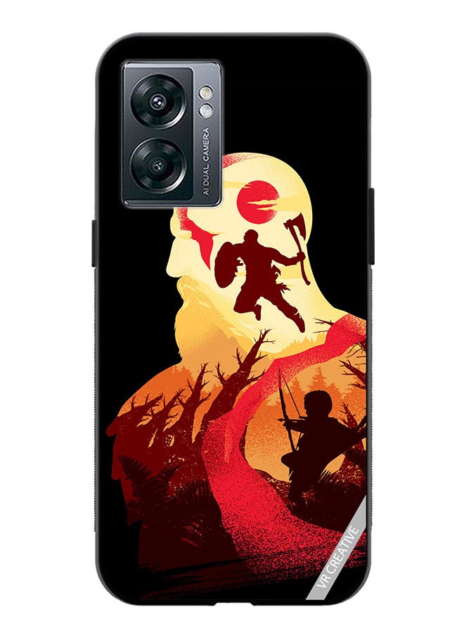 VR CREATIVE Protective Case Cover For OnePlus Nord N300 God Of War Design Multicolour - Image 1