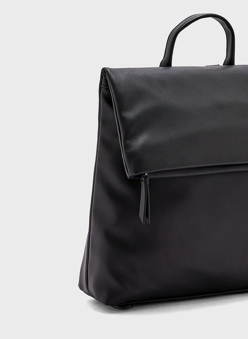 DKNY Tilly Medium Fold over Backpack