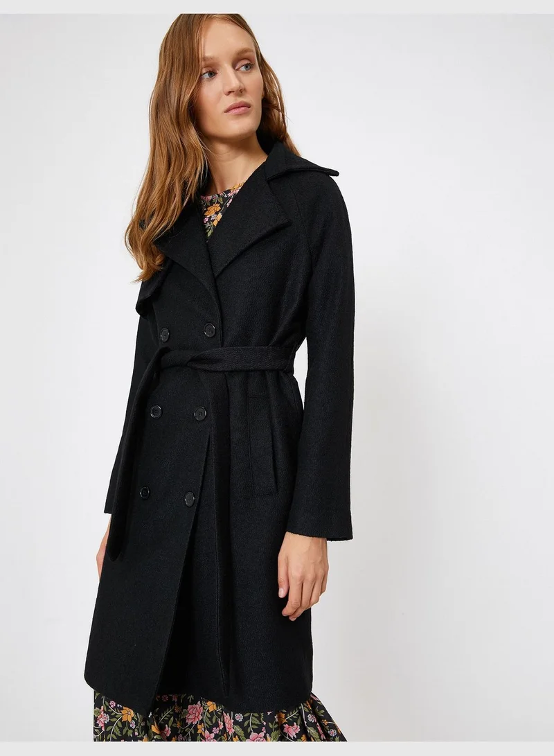 KOTON Button Detailed Coat