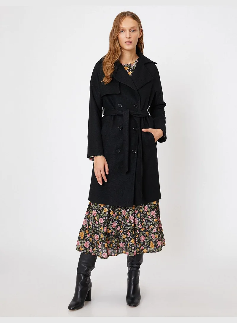 KOTON Button Detailed Coat