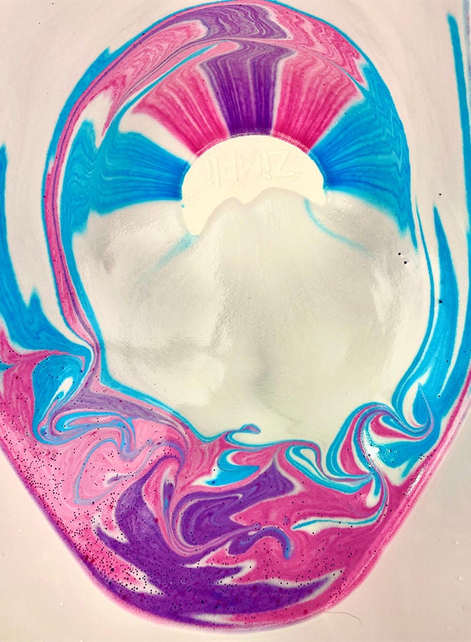 Zimpli Kids Baff Bomb White Moon Rainbow Effect - Image 5