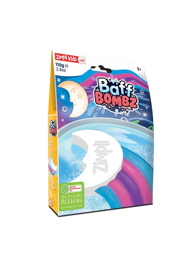 Zimpli Kids Baff Bomb White Moon Rainbow Effect - Image 1