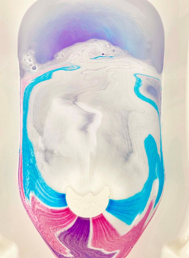 Zimpli Kids Baff Bomb White Moon Rainbow Effect - Image 3