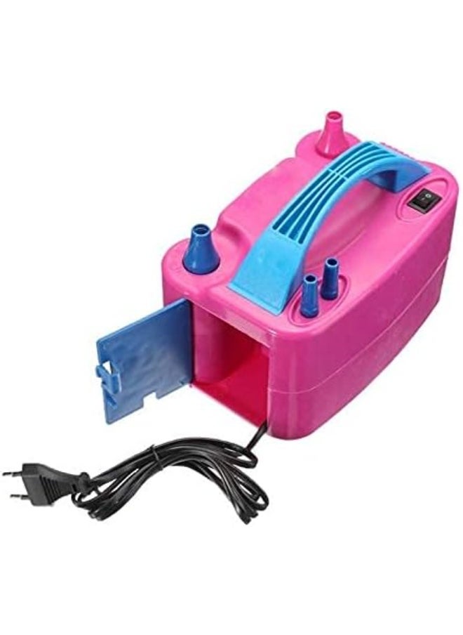 YOUMAY High-Power Electric Balloon Air Pump – Dual Nozzle Inflator for Balloons with 2 Balloon Tying Tools – Portable Fast Air Blower for Balloon Decoration, Party Setup & Inflatable Toys  - Image 3