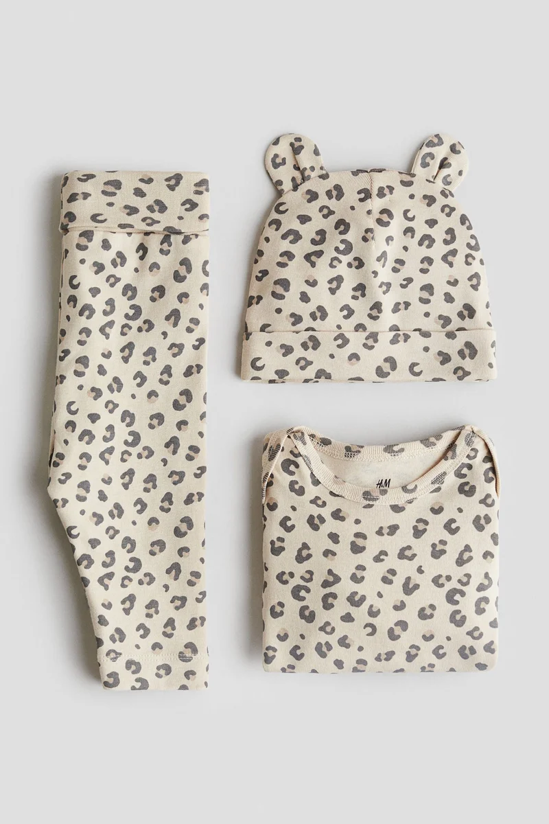 H&M 3-piece cotton set