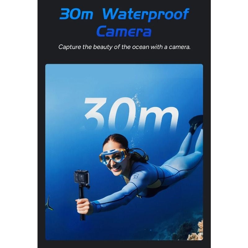 Sjcam SJ8 Pro Action Camera 4K Waterproof Multifunctional Outdoor Sports Camera White - Image 5