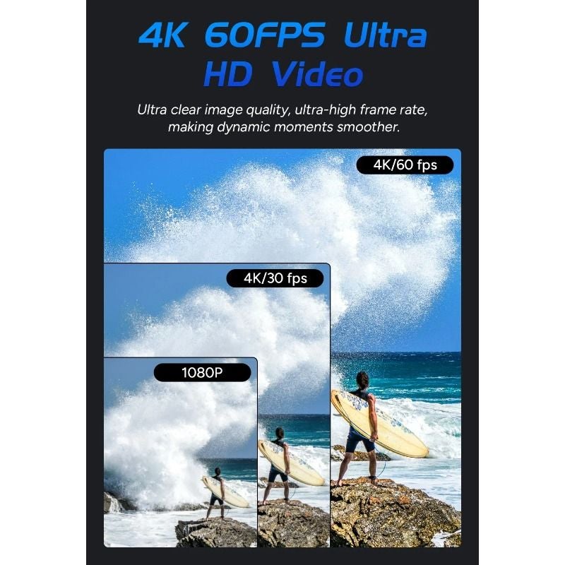 Sjcam SJ8 Pro Action Camera 4K Waterproof Multifunctional Outdoor Sports Camera White - Image 4