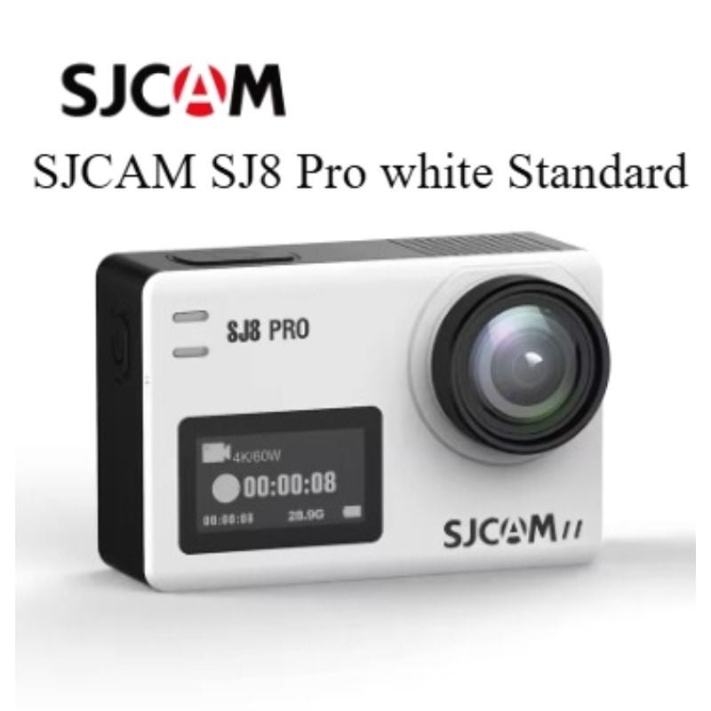 Sjcam SJ8 Pro Action Camera 4K Waterproof Multifunctional Outdoor Sports Camera White - Image 1