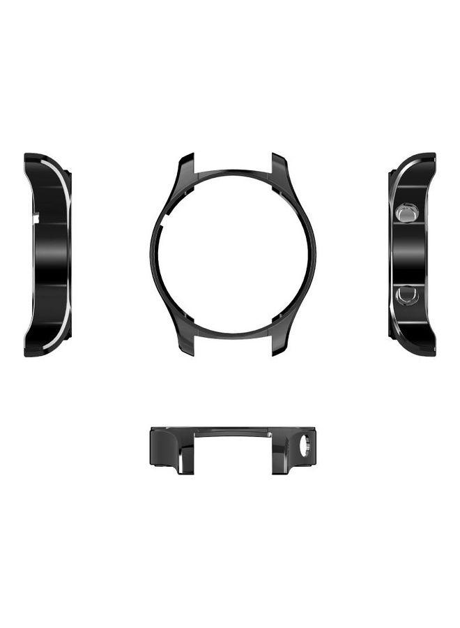 NIBEMINENT Plating TPU Half-package Protective Shell For Huawei Watch 2 Pro Black  - Image 4