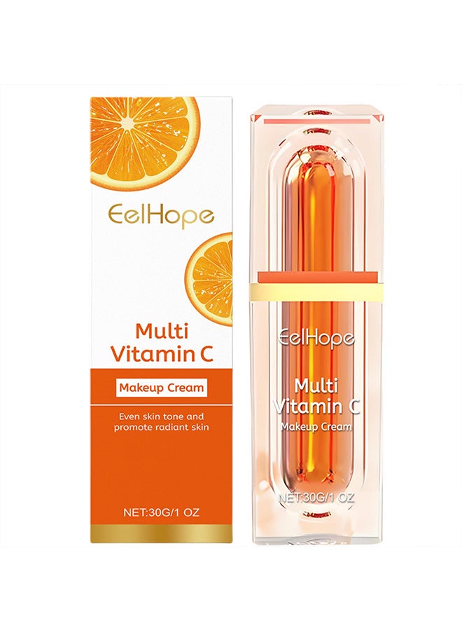 EELHOE Vitamin C makeup cream, moisturizing, brightening and concealing - Image 1