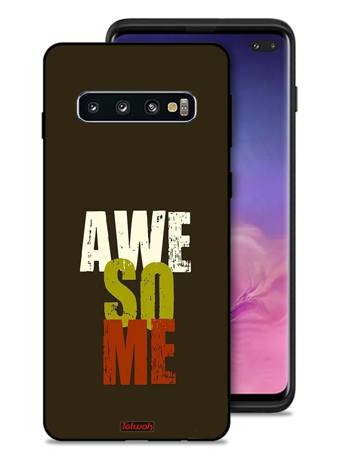 Tolwak Samsung Galaxy S10 Plus Protective Case Cover Awesome - Image 1