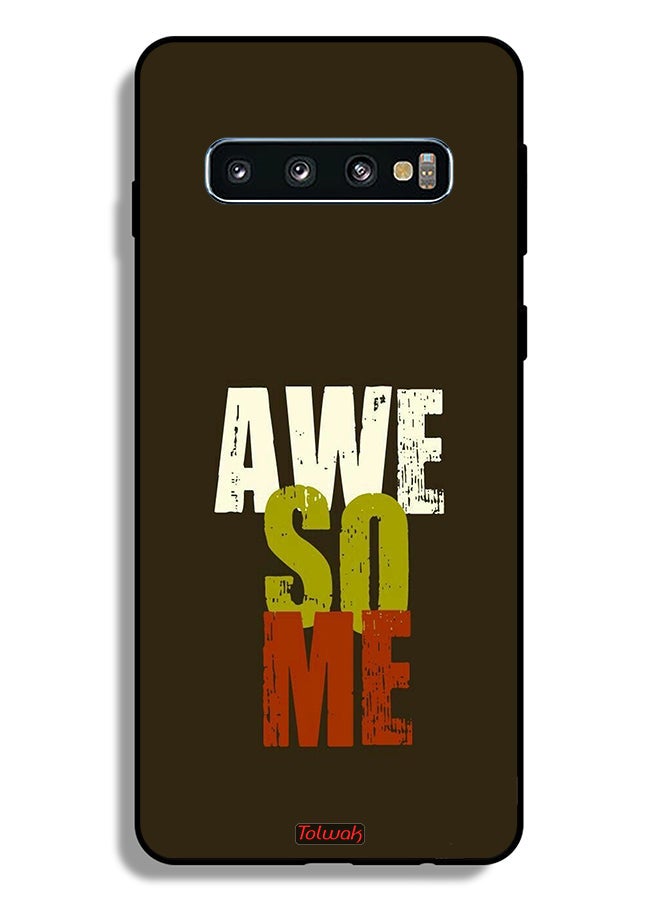 Tolwak Samsung Galaxy S10 Plus Protective Case Cover Awesome - Image 2