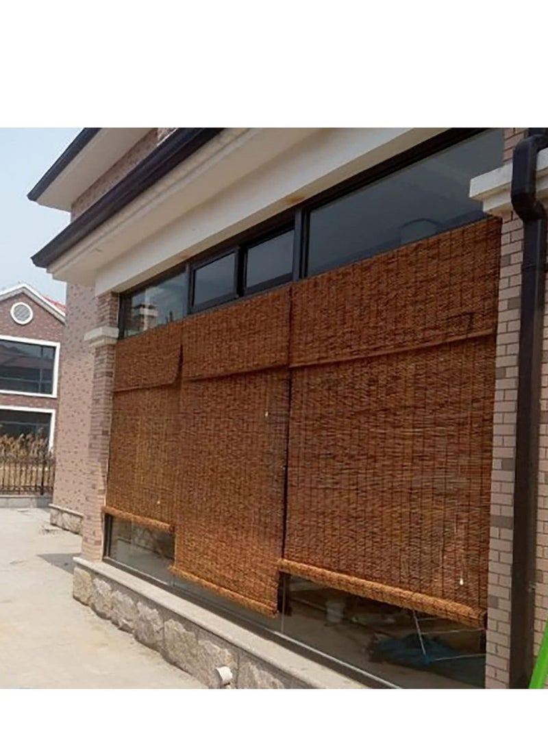 FFD Bamboo Blinds Natural Bamboo Curtain Bamboo Roll up Window Blinds Window Shades Roll Natural Reed Binds Sun Shade For Indoor and Outdoor(80x200cm) - Image 3