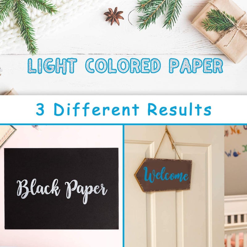 Whaline Outline Shimmer Markers 12 Colors Double Line Outline Pens Stocking Stuffers for Teen Girl Gifts Trendy Stuff Glitter Metallic Gel Pens for Birthday Christmas Card Journaling Drawing Crafting - Image 4